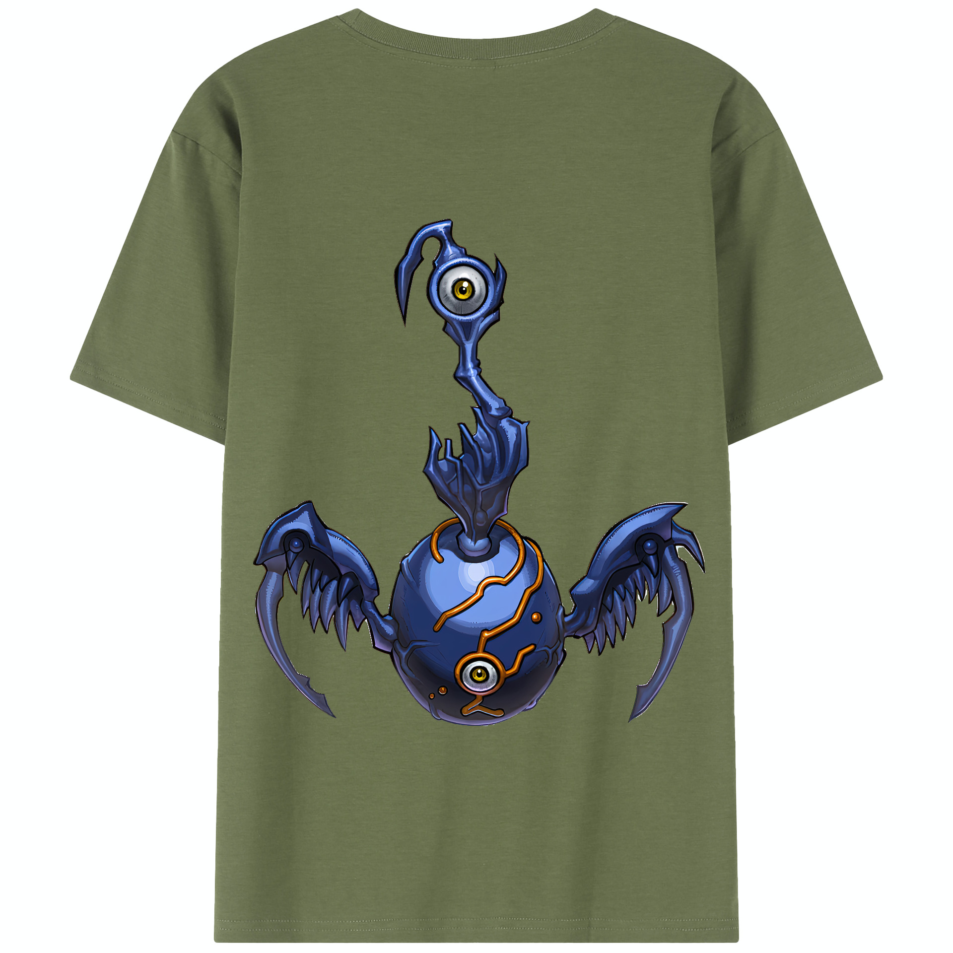 （画像用） 遊☆戯☆王 Yu-Gi-Oh! 綿100％半袖Tシャツ（背面プリント）